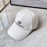 Balenciaga BB Be Different Baseball Cap Cotton In White