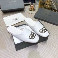 Balenciaga Cosy BB Mules Women Smooth Calfskin White