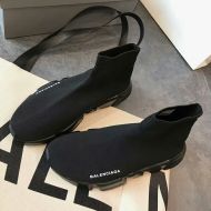 Balenciaga Speed Sneakers Unisex Knit All Black