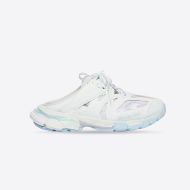 Balenciaga Track Mules Women Mesh And Nylon White