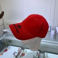 Balenciaga BB Visor Cap In Red