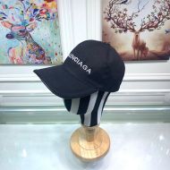 Balenciaga Classic Embroidered Logo Baseball Cap In Black