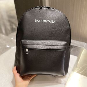 Balenciaga Everyday Backpack Smooth In Calfskin Black