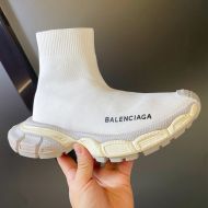 Balenciaga 3XL X Speed Sneakers Unisex Knit White/Grey