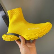 Balenciaga 3XL X Speed Sneakers Unisex Knit Yellow