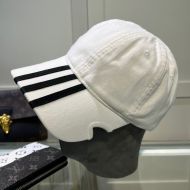 Balenciaga x Adidas Cap Stripe Embroidered Cotton In White