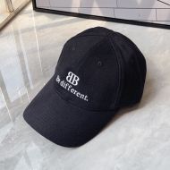 Balenciaga BB Be Different Baseball Cap Cotton In Black