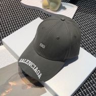 Balenciaga BB Printing Logo Cap Cotton In Taupe