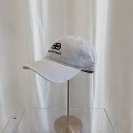 Balenciaga BB Visor Cap Cotton In Grey