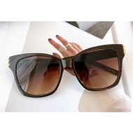 Balenciaga BB0102SA Dynasty Square Sunglasses In Brown