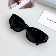 Balenciaga BB0324 Dynasty D-Frame Sunglasses In Black