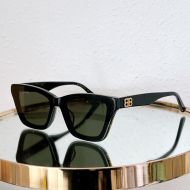 Balenciaga BB5129 Dynasty Square Sunglasses In Black/Gold