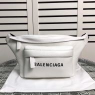 Balenciaga Everyday Beltpack In Calfskin White