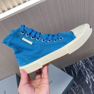 Balenciaga Paris High Top Sneakers Unisex Canvas Blue