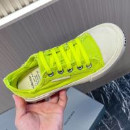 Balenciaga Paris Low Top Sneakers Unisex Canvas Lemon