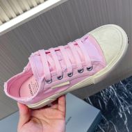 Balenciaga Paris Low Top Sneakers Unisex Canvas Pink