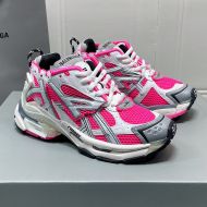 Balenciaga Runner Sneakers Unisex Mesh Pink/White