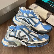 Balenciaga Runner Sneakers Unisex Nylon White/Blue