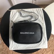 Balenciaga Small Everyday Camera Bag In Calfskin Black