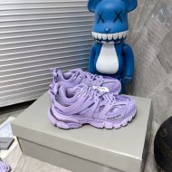 Balenciaga Track Sneakers Unisex Leather and Mesh All Purple