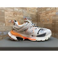 Balenciaga Track Sneakers Unisex Leather and Mesh Orange