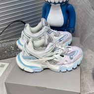 Balenciaga Track.2 Sneakers Unisex Mesh White/Light Blue