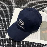 Balenciaga Unity Sports Icon Embroidered Cap In Navy Blue