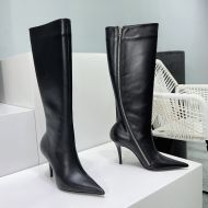 Balenciaga Witch 100MM Boots Women Calfskin Black