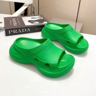 Balenciaga X Crocs Slides Women Rubber Green