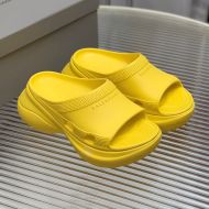 Balenciaga X Crocs Slides Women Rubber Yellow