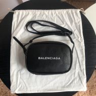 Balenciaga XS Everyday Camera Bag In Calfskin Black