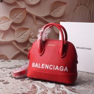 Balenciaga XXS Ville HandBag In Calfskin Red