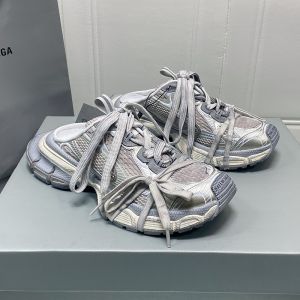 Balenciaga 3XL Mules Unisex Mesh Grey