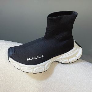 Balenciaga 3XL X Speed Sneakers Unisex Knit Black/White