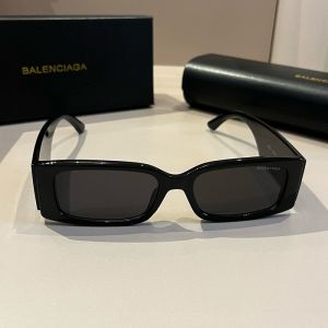 Balenciaga 9153 Rectangle Sunglasses In Black