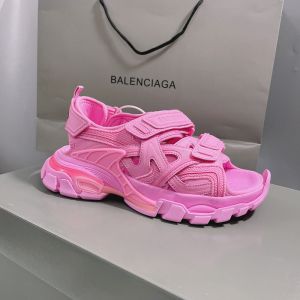 Balenciaga Track Sandals Unisex Rubber Pink