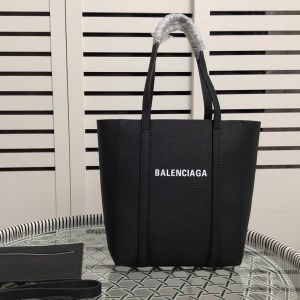 Balenciaga XXS Everyday Tote In Calfskin Black