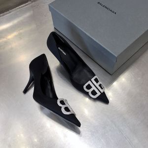 Balenciaga Knife BB 80MM Pumps Women Calfskin Black