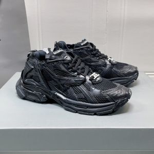 Balenciaga Runner Sneakers Unisex Mesh Black