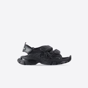 Balenciaga Track Sandals Unisex Rubber Black