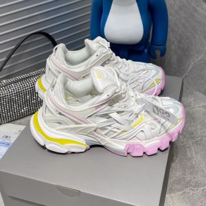 Balenciaga Track.2 Sneakers Unisex Mesh White/Pink