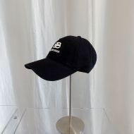 Balenciaga BB Visor Cap Cotton In Black