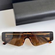 Balenciaga BB003S Ski Rectangle Sunglasses In Tortoise