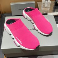 Balenciaga Speed Mules Unisex Recycled Knit Pink