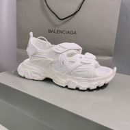 Balenciaga Track Sandals Unisex Rubber White