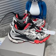 Balenciaga Track.2 Sneakers Unisex Mesh Grey/Red